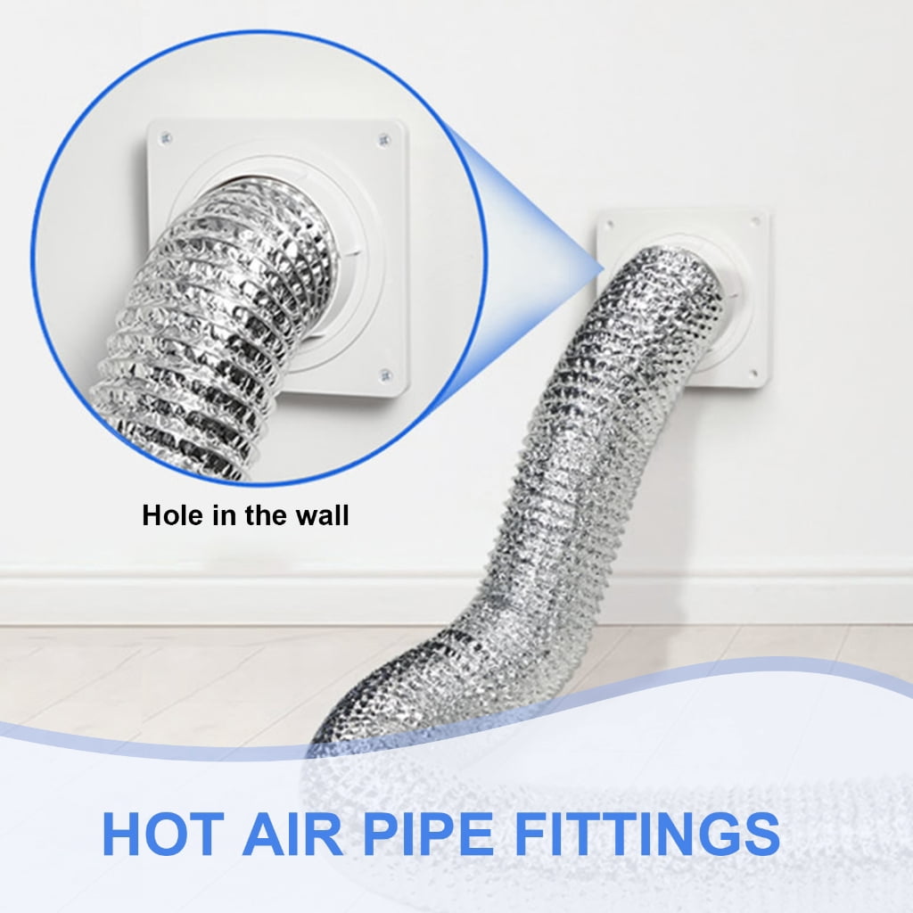 Necvior Dryer Vent Connector Kit Dryer Vent Wall Plate Adapter with Quick Connector Dryer Duct Connector Kit for Dryer Washer