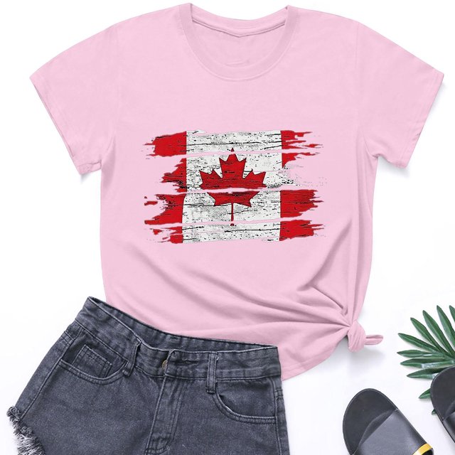 Binmer T-Shirt à Manches Courtes Imprimé pour Femmes