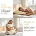 thumbnail image 3 of Unique Bargains Cotton Envelope Closure Pillowcases 2 Pack Wrinkle Resistant Bedding Beige, 3 of 5