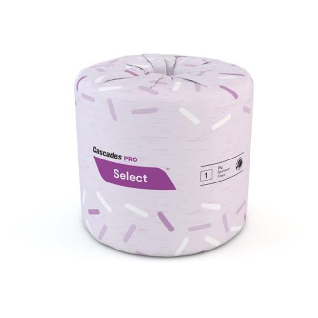 Cascades Tissue Group B150 PEC Decor Standard 1 Ply Bathroom Tissue