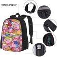 thumbnail image 5 of Anime Collage Kirbys 3 Pcs Backpacks Set with Thermal Insulated Lunch Tote Purse Pencil Case Multifunctional Laptop Daypack Travel Bag, Lunch Box, Pencil Case, 5 of 5