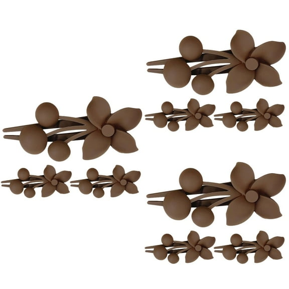 Raindrops 9 pcs Womens Hair Clips French Hair Clips Flower Hair Clamps Wedding Hair Accessories