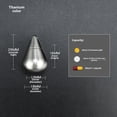 thumbnail image 1 of Lightweight Pure Titanium Waterproof Pill Container Keychain – Sealed Moisture-Proof Storage Pendant for Pills, Small Items – Durable, Corrosion-Resistant Design for Outdoor & Daily Use (T11 Titanium, 1 of 6