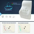 thumbnail image 4 of Promotion!Full Back Support with Memory Foam  Slow Rebound Back Cushion  Fits Most Seats  Perfect for Car and Office Chair  Relieve Neck Wait Pain and Muscle Tension, 4 of 9