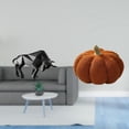 thumbnail image 2 of Escultura moderna de toro de resina y cojín de calabaza de Halloween. Pieza decorativa coleccionable para la entrada, mesa, sofá, cama o dormitorio., 2 of 8