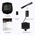 thumbnail image 1 of Odometer Speedometer Odometer Speedometer Bike Computer Waterproof With Line Cycling Accessories Outdoor Exercise Tool ANGGREK Odometer Speedometer, 1 of 8