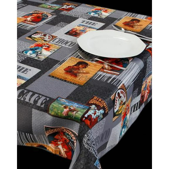 Brasil 100% Polyester, Stain Resistant Tablecloth 39 x 58 inch