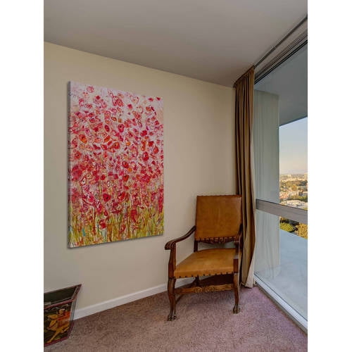 "Sea of Flowers" Painting Print on Wrapped Canvas