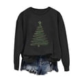 thumbnail image 2 of Busydd Women Christmas Sweatshirt Fall Fashion Vacation Graphic Crewneck Sweatshirt Casual Loose Xmas Long Sleeve Tops for Women S, 2 of 4