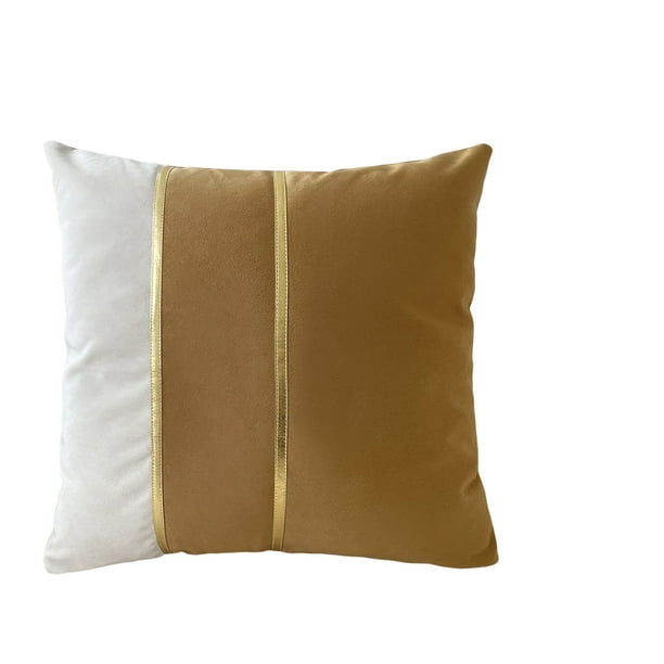 Advancent Funda de almohada para sofá y silla, funda de cojín con costuras, funda de almohada para oficina, dormitorio, hogar, sala de estar, Hotel, Decoración del hogar Amarillo Advancent HA078702-08