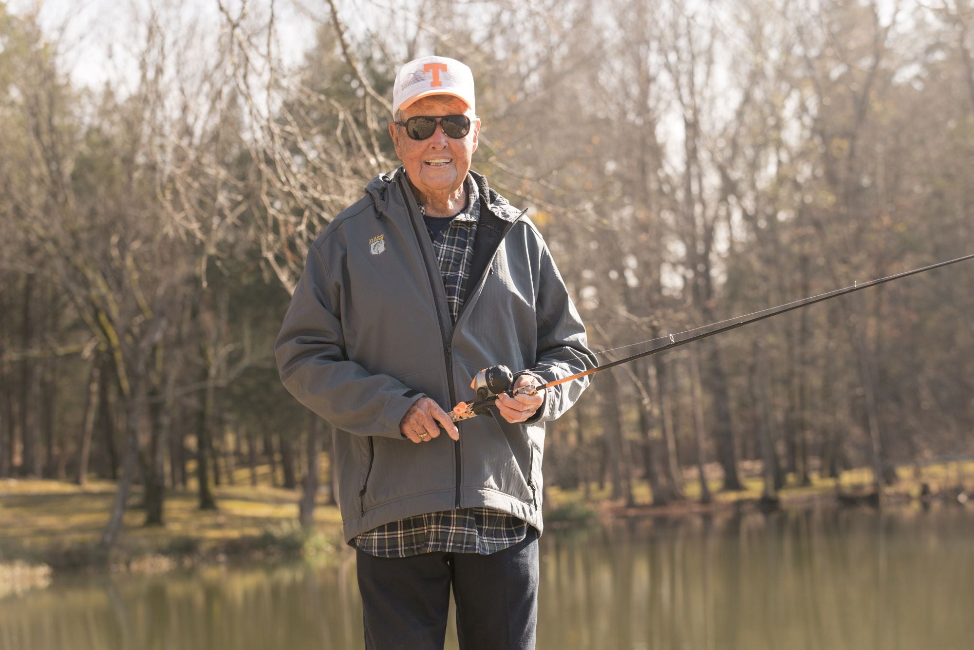 Zebco Bill Dance Spincast Reel & Fishing Rod Combo, 5-Foot, 2-Piece Rod, Reversible Retrieve Reel, 8-Pound Line