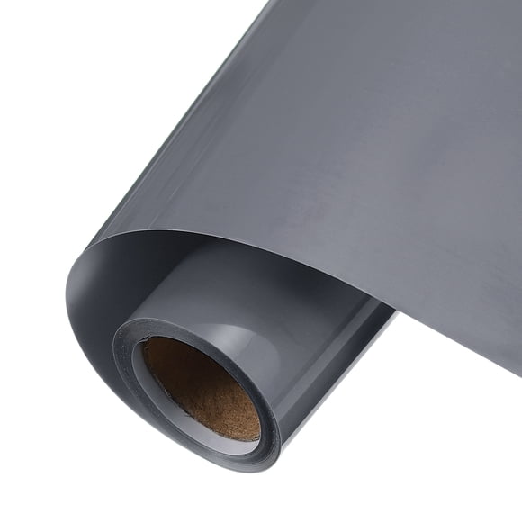 Vinilo Permanente Gris Uxcell, Rollo de Vinilo Adhesivo de 10 Pulgadas x 5 pies para Corte de Calcomanías, Señales, Álbumes de Recortes, Manualidades DIY, Decoraciones para el Hogar