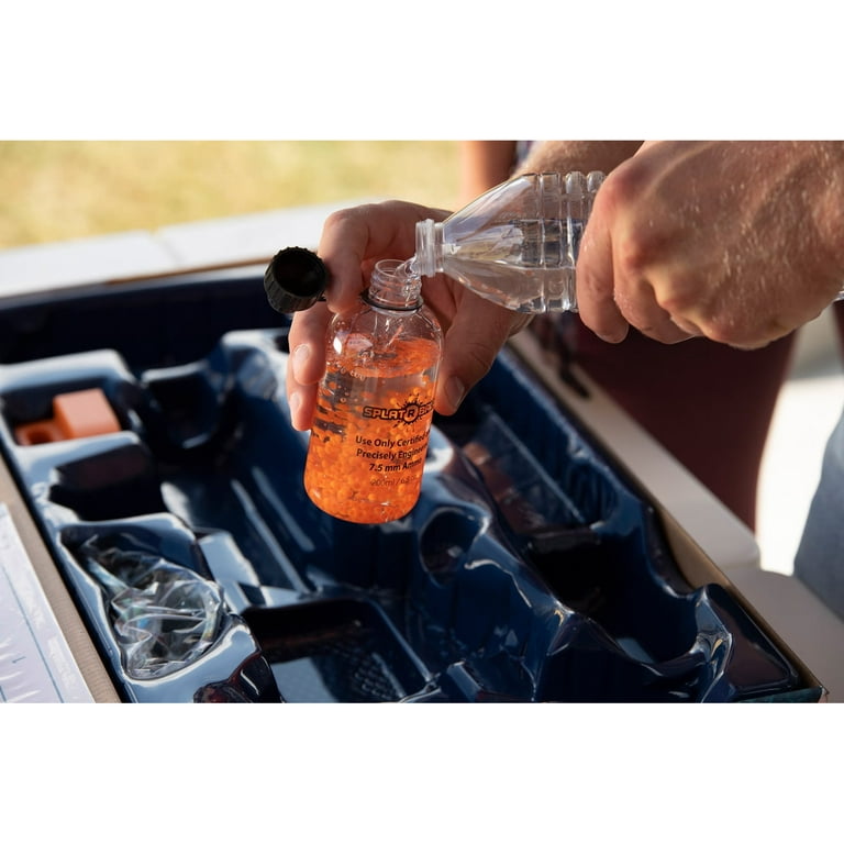 SplatRBall Orange Ammunition 20,000 Rounds 7.5 mm Bottle, 14 + Years Old