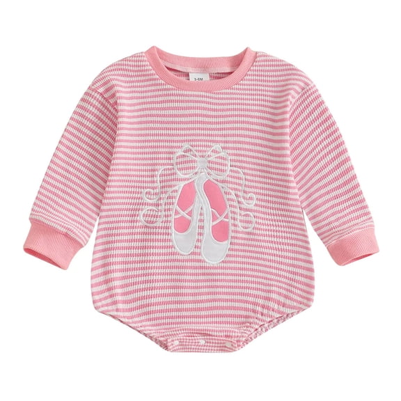 Baby Newborn Romper ClothesCotton for 3-6 Months Newborn Baby Boy Girl Spring Fall Clothes Long Sleeve Bubble Sweatshirt Romper Cute Infant Outfit