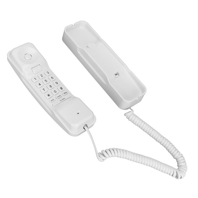 Teléfono Con Cable, Montaje En Pared, 1 Auricular, Teléfono Con Cable Para El Hogar, Negocios, Hotel, Habitación De Huéspedes