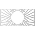thumbnail image 4 of 34"W x 17"H x 12 5/8"ID x 1"P Hoover Architectural Grade PVC Pierced Ceiling Medallion, 4 of 8