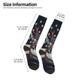thumbnail image 2 of Naloa Vintage American Deer Knee Socks, High Socks Long Stretchy Sock Women Knee High Stocking, Long Socks for Women, 2 of 6