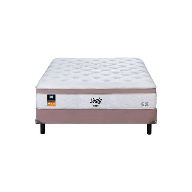 JUEGO SEALY ROSE, KING SIZE