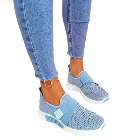 Slip-on Shoes With Orthopedic Sole Women's Fashion Sneakers Platform ...