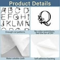thumbnail image 6 of 48Pcs Moon Water Soluble Embroidery Patterns Stabilizers Stick and Stitch Transfers Paper Wash Away Pre-Printed Self Adhesive Magic Tarot for Bags Cloth Hand Sewing Lovers Needlework, 6 of 9