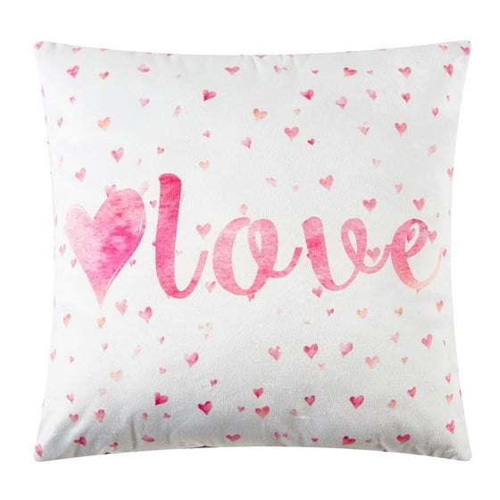 Mainstays Love Sparkle Sequin Throw Pillow