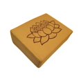 thumbnail image 4 of Cojín de suelo rectangular tradicional japonés para hombre con tatami amarillo, 4 of 8