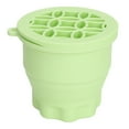 thumbnail image 2 of Makeup Brush Cleaner Mat, 2 In 1 Makeup Brush Cleaning Mat Silicone Makeup Brush Cleaning Pad Bowl Scrubber With Brush Drying Rack Folding Space Saving Cosmetic Brush Cleaner Bowl, 2 of 8