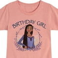 thumbnail image 3 of Disney Wish - Celebration - Birthday Girl - Toddler & Youth Girls Short Sleeve Graphic T-Shirt, 3 of 5