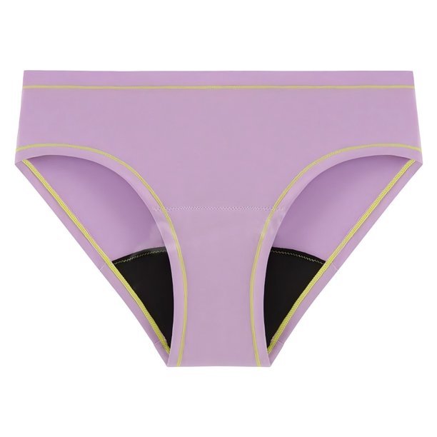 Braguitas fisiológicas impermeables de cuatro capas en colores vivos para mujer - Diseño transpirable - S-XXL