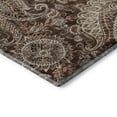 thumbnail image 3 of Addison Rugs Mayfield Premium Machine Washable Transitional Swirl Brown Round Rug, 8' x 8', 3 of 5