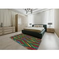 thumbnail image 5 of Ahgly Company Machine Washable Indoor Square Transitional Fall Forest Green Area Rugs, 3' Square, 5 of 7