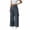 Z14 Gray, variant on Womens Asymmetric Wrap Front Pants High Waisted Wide Leg Trousers with Tie Waist Elegant Loose Flowy Office Work Dress Pant Gray,L