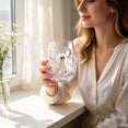 thumbnail image 4 of Cute 2D Ghost Glass Cup with Moon & Star Design, Decorative Halloween Drinking Glass for Coffee Juice Water, Seasonal Home Bar Drinkware Gift for Holiday Parties Ghost 9.3cm/3.66in, 4 of 6
