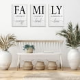 thumbnail image 6 of Family Canvas Wall Art Black and White Family Home Wall Decor-Family Word Sign Canvas Prints Picture Painting Modern Artwork Family Room Decorations for Bedroom Living Room Home Decor 12"x16", 6 of 6