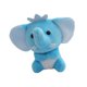 thumbnail image 3 of Colgante de elefante de peluche, muñeco de peluche único, suave y bonito, para bolso pequeño, 10 cm Azul, 3 of 9