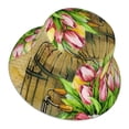 thumbnail image 3 of Disketp Watercolor Canary Bird Print Reflective Bucket Hat Beach Hat Summer Travel Sun Hats Fisherman Cap, 3 of 8