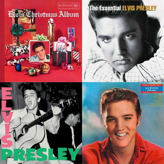 Elvis' Christmas Album & Essential Elvis Presley & Elvis Presley (4 Bonus Tracks/Limited Transparent Green LP Vinyl/180G/Dmm) & For LP Fans Only (Translucent Blue Vinyl/180G)