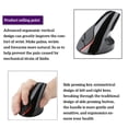 thumbnail image 4 of Ratón inalámbrico Vertical Recargable Ergonómico Protector de cintura Alivio del dolor Ratones ópticos para juegos Inevent EL000971-00, 4 of 7