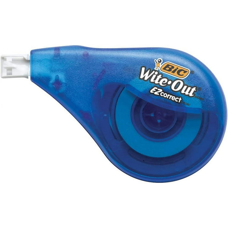 BIC Wite-Out Brand EZ Correct Correction Tape, White, Applies Dry