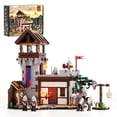thumbnail image 1 of Set de ladrillos de construcción FUNWHOLE Medieval Training Ground, 1 of 6