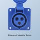 thumbnail image 4 of Enchufe industrial salida exterior de amplia aplicación 220-250V 3 pines ocultos IP44 impermeable para muelle ANGGREK Otros, 4 of 8