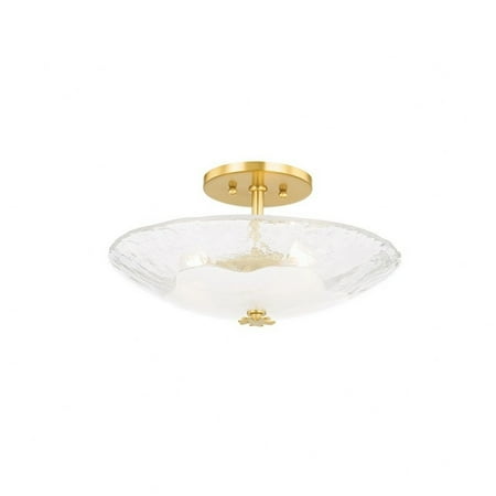

Hudson Valley Lighting - Lago - 3 Light Small Flush Mount-7.75 Inches Tall and
