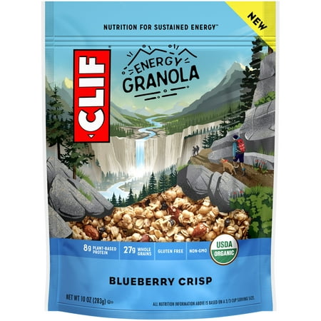 - Clif® Energy Breakfast Granola, Blueberry Crisp, 10 oz. Bag