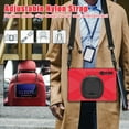 thumbnail image 3 of Case for Samsung Galaxy Tab S10 Ultra/S9 Ultra/S8 Ultra 14.6 inch, 360 Degree Rotating Hand Grip Shockproof Cover with Shoulder Strap, Red, 3 of 7