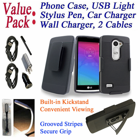 Cell Phone Case Lg Tribute 4g Lte ~Value Pack~ for 4.5