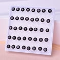 thumbnail image 5 of Stylish Black Resin Earrings Set Perfect Accessory for Fashionable Women, 5 of 6