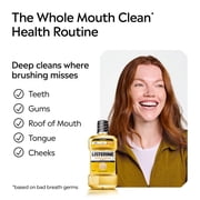 Listerine Original Intense Antiseptic Mouthwash for Bad Breath & Plaque Oral Care, 1 L