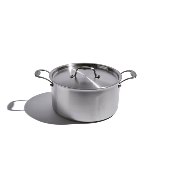 EATER Heritage Steel Stainless Steel 8 qt. Stock Pot with Lid