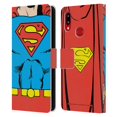 thumbnail image 1 of Head Case Designs Officially Licensed Superman DC Comics Logos Classic Costume Leather Book Wallet Case Cover Compatible with Samsung Galaxy A10s (2019), 1 of 6