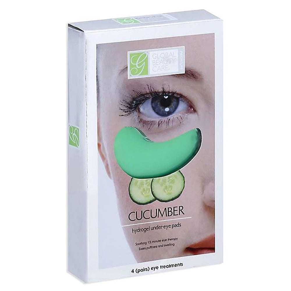 4 Count Premium Cucumber Hydrogel Under Eye Pads 2 Packs